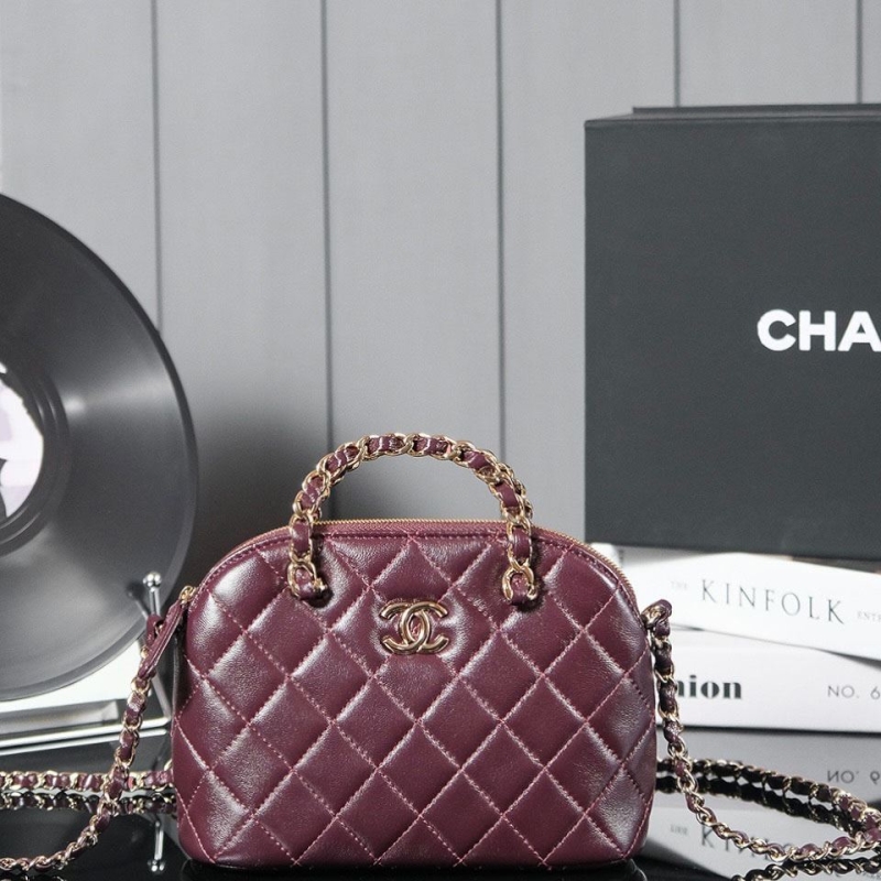 Ch*el top handle bags